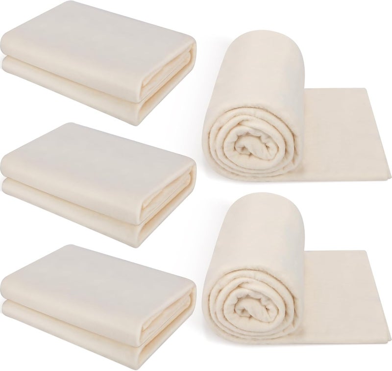 Cosblank 5 Pcs 45 x 60 Inches Cotton Quilt Batting Soft Light Weight Purely Natural Cotton Batting All Season Quilting Batting for Stuffing Blankets Quilts, Craft and Wearable Arts Supplies - Image 1